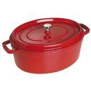 Staub Staub Oval Cocotte, 31cm cast iron, cherry