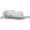 Bosch Bosch Serie 4 DFT63AC50 cooker hood 360 m³/h Semi built-in (pull out) Silver D