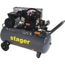 STAGER Compresor aer HM-V-0.25/100L, 100L, 8bar,