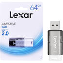 Lexar 64GB JumpDrive S60 USB 2.0 Flash Drive