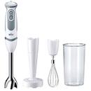 Braun MQ 5207WH Stick Mixer 1000W 0.6L 21 viteze Alb Gri