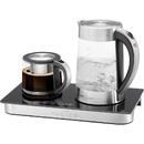 ProfiCook PC-TKS 1056 Set fierbator cafea si ceai 1.7L 250W Inox Negru