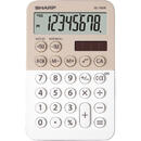 Sharp Calculator de birou, 8 digits, 120 x 76 x 23 mm, dual power, SHARP EL-760RBLA - bej/alb