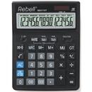 Rebell Calculator de birou, 16 digits, 206 x 155 x 35 mm, dual power, Rebell BDC 716M - negru