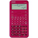 Sharp Calculator stiintific, 16 digits, 420 functii, 157x78x15 mm, SHARP EL-W531TLBRD - rosu