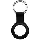 Devia Devia AirTag Silicon Key Ring Black