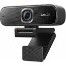 Anker PowerConf C302 Smart FullHD, 2K, Autofocus, Noise-Cancelling, HDR, 30fps, Streaming, Corectie Low-Light, Negru