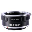 K&F Concept K&F Concept PK-EOS M adaptor montura de la Pentax K la Canon EOS M KF06.123