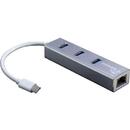 Inter-Tech Adaptor Argus IT-410 Gigabit  HUB USB 3.0