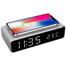 Gembird Gembird DAC-WPC-01-S alarm clock Digital alarm clock Silver