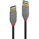 LINDY Lindy 36754 USB cable 5 m USB 3.2 Gen 1 (3.1 Gen 1) USB A Black, Grey