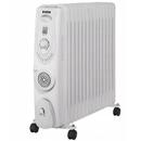 NOVEEN Calorifer electric Noveen OH1501, ventilator turbo, 3400 W, 15 elementi, cu ulei, 3 trepte de putere, White