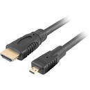 LANBERG LANBERG HDMI -Micro HDMI Cable V1.4 M/M 1.8M CU 4K 3D BLACK