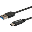 SAVIO Savio CL-101 USB cable 1 m USB 3.2 Gen 1 (3.1 Gen 1) USB A USB C Black