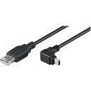 Goobay goobay USB ->Mini USB 5p 90 degrees black 1,8m - St.A>St.B Mini