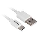 Sharkoon Sharkoon USB 2.0 A - USB C Adapter - white - 0.5m