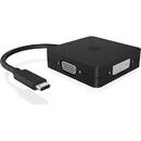 Icy Box ICY BOX ICY BOX IB-DK1104-C, adapter (black, 15cm)