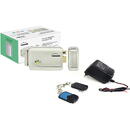 SilverCloud Kit automatizare porti fara fir SilverCloud - alimentator cu 2 telecomenzi AP101 si Yala electromagnetica YL500