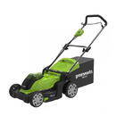 GREENWORKS Mașină de tuns iarba cu acumulator Greenworks G40LM41, Li-Ion 40 V, 41 cm, , funcție de mulcire și tundere 2 în 1, 50 l, , fără baterie și încărcător, 2504707