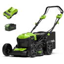 GREENWORKS Cordless mower with drive 40V 4Ah 46 cm Greenworks GD40LM46SPK4 - 2506807UB