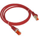 A-LAN Cablu patch-cord U/UTP PVC, 3 m, Rosu