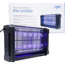 PNI Aparat anti insecte PNI UV300 anti tantari, anti muste, insectocutor cu 2 tuburi ultraviolete, 20W, interior si exterior, montaj pe podea sau tavan