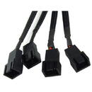 Phobya Phobya 3Pin Molex - 4x 3Pin Molex 60cm