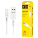 DENMEN CABLE DENMEN D01T USB TYPE-C 1 METER WHITE 2.4A