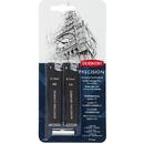 DERWENT Rezerva mine si radiere DERWENT Professional, pentru creion mecanic, HB/2B 0.7 mm, 30 buc/set, negru