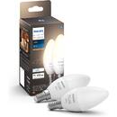 Philips Philips Hue E14 double pack 2x470lm - White Amb.