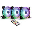 Inter-Tech Set de ventilatoare  Argus RS-07 RGB 3x 120x120x25 - 88885537