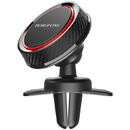 Borofone Borofone Suport Auto BH12 Journey Series Magnetic Black &amp; Red (prindere la sistemul de ventilatie)
