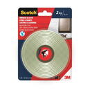 3M - SCOTCH Banda dublu adeziva buretata, 19mm x 5m, rezistenta umiditate, sustine 2kg/30cm, 3M - SCOTCH - alba