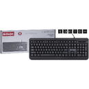 Activejet Activejet USB keyboard K-3807S Negru cu fir USB