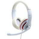 Gembird Gembird MHS-03-WTRD headphones/headset Wired Head-band Calls/Music Red, White