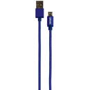 Grixx Cablu date GRIXX - Micro USB to USB, impletit, lungime 1m - albastru