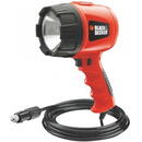 Black  Decker "BDSL300" Halogen Handlamp, 1800lm, 12V 25W