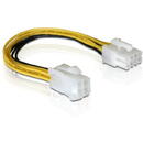 Delock DeLOCK Cable PCI Express Power 8pin EPS > 4pin ATX/P4 power cable Multicolor 0.15 m