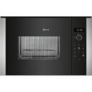 Neff Neff microwave HLAGD53N0 N50 black , 900W, 25 litri, 5 trepte putere, Negru