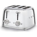 SMEG Smeg Toaster TSF03SSEU 2000 W, 4 felii, 6 trepte, Argintiu