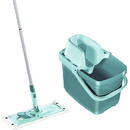 Leifheit Leifheit floor wiper set Combi M micro duo (green, with cleaning bucket Combi M and squeegee)