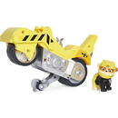 Spinmaster Spin Master Paw Patrol Moto Pups Rubbles Motorcycle, Toy Vehicle (Yellow, with Toy Figure)