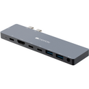 Canyon DS-8 Multiport Docking Station with 8 port Aluminium alloy, Space gray