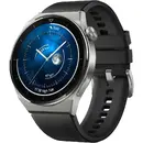 Huawei Watch GT 3 Pro 46mm Titanium Case with Black Fluoroelastomer Strap