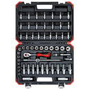 Gedore Gedore Red Socket set 3/8 ", 59 pieces (red / black, with Shift-gun, SW 6mm - 24mm)
