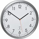 TFA TFA Analogue radio controlled wall clock with aluminum frame (white/silver)