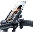 Wozinsky Wozinsky Suport Telefon pentru Bicicleta Black (rotatie 360 grade, prindere de ghidon)