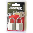 MASTER LOCK Lacat din aluminiu solid MASTER LOCK 9130EURT, corp 30mm, clasa securitate 4/10, set 2 buc, cheie
