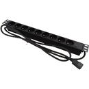 A-LAN Alantec PZ09U power extension 1.8 m 9 AC outlet(s) Indoor Black