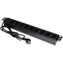 A-LAN Alantec PZ011 power extension 1.8 m 9 AC outlet(s) Indoor Black